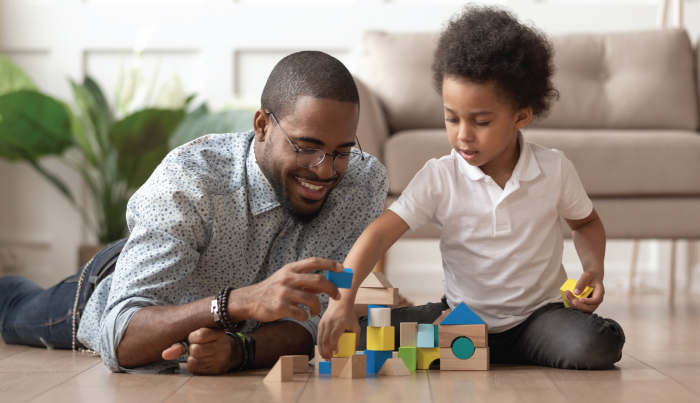 Playing with blocks